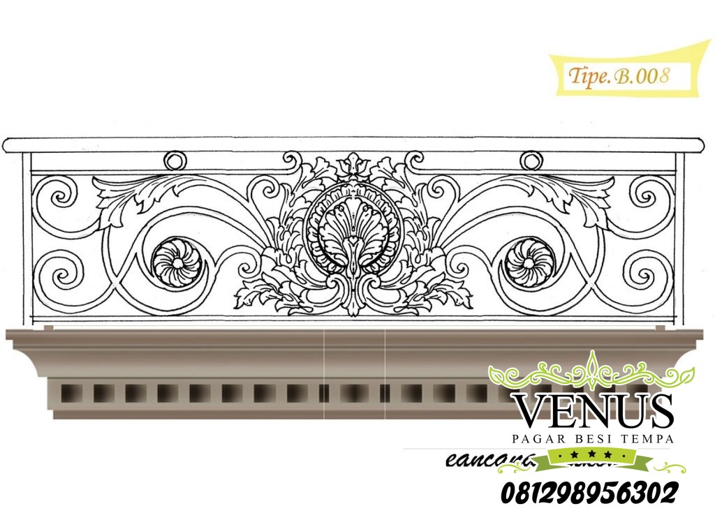 Konsep Railing Balkon klasik