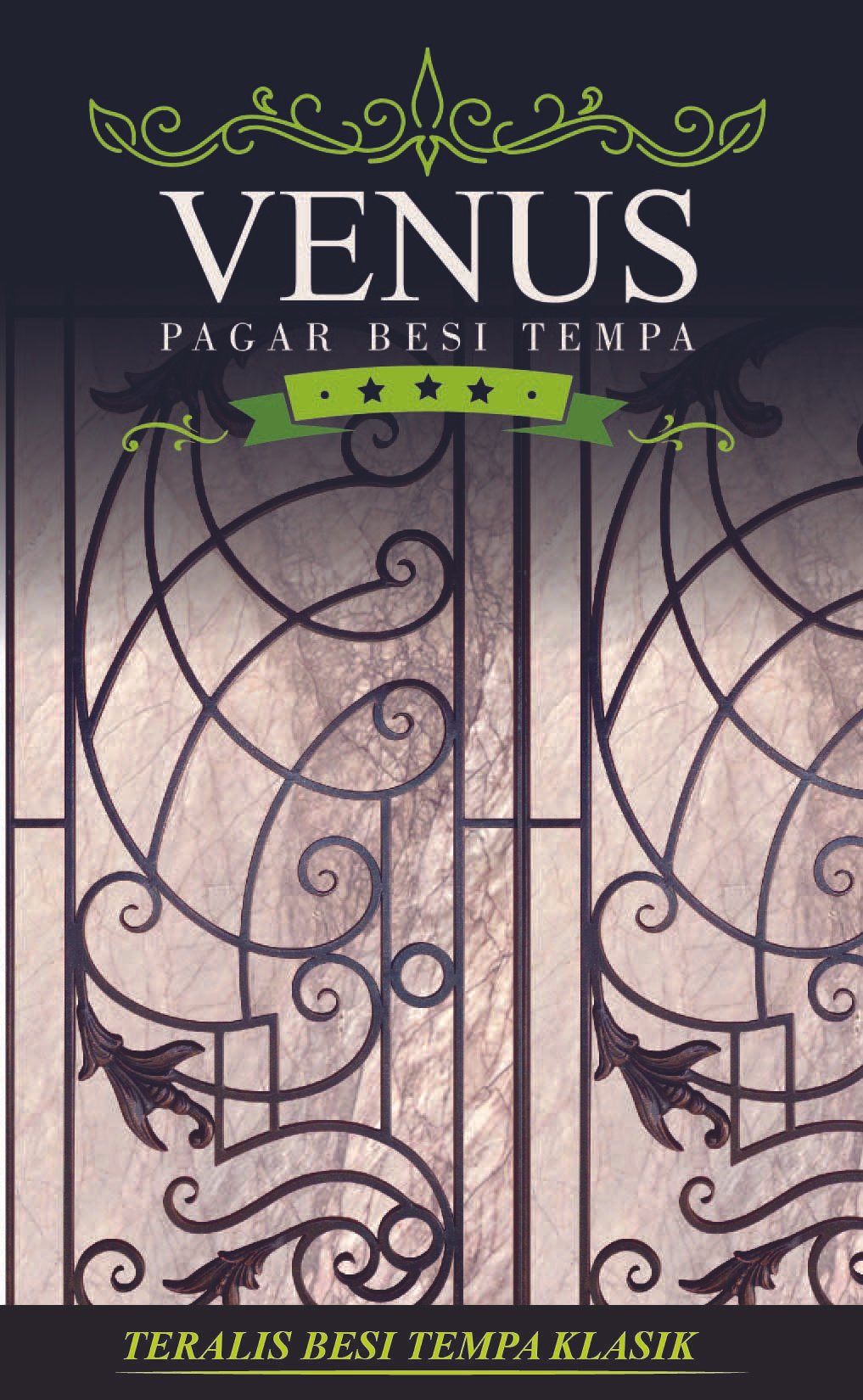 Teralis Besi Tempa Klasik