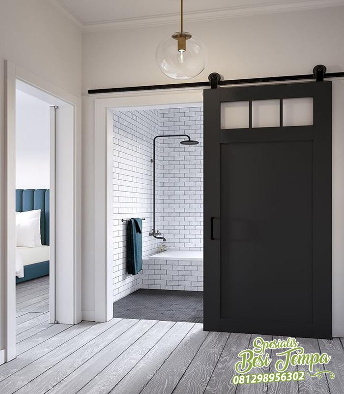 Model Pintu Sliding Door Kaca Dari Besi 4