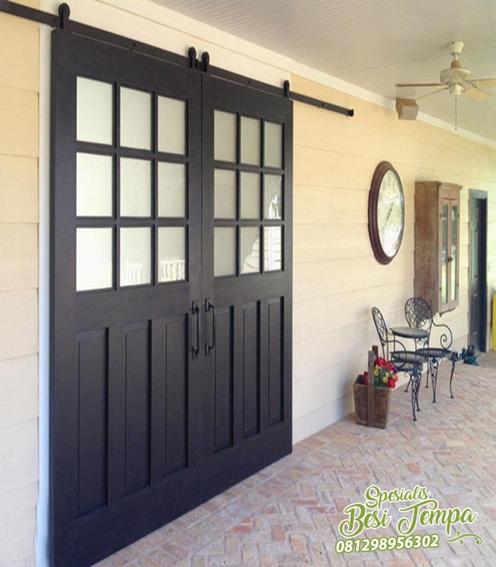 Model Pintu Sliding Door Kaca Dari Besi 5