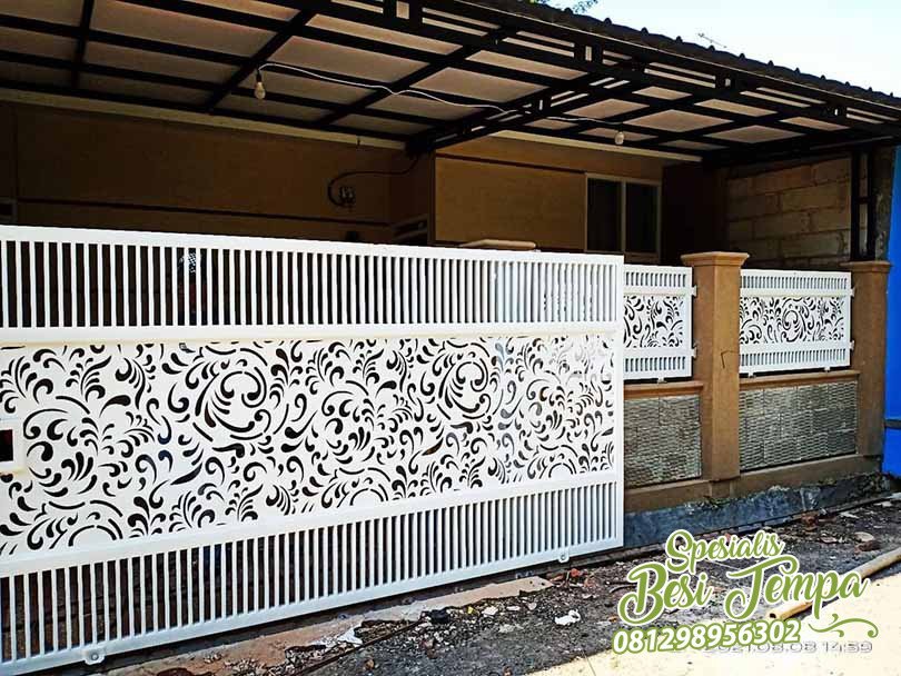 Pagar Besi Hollow Galvanis Minimalis 3