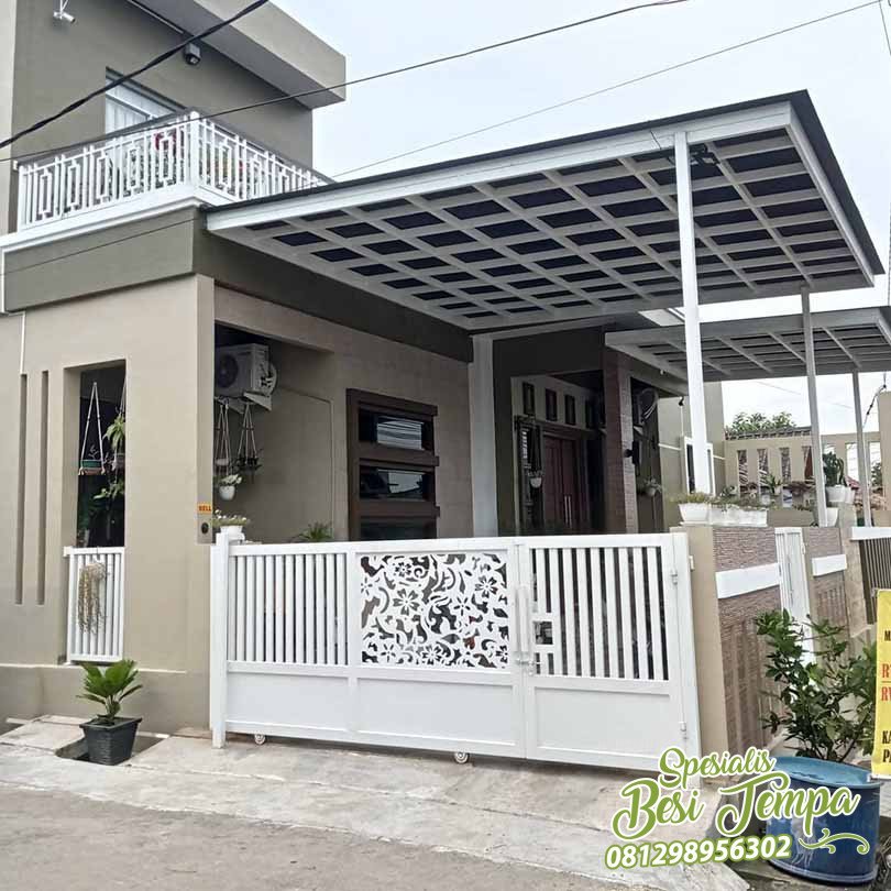 Pagar Besi Hollow Galvanis Minimalis 7