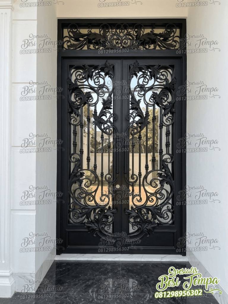 Pintu Besi Tempa Klasik (2)