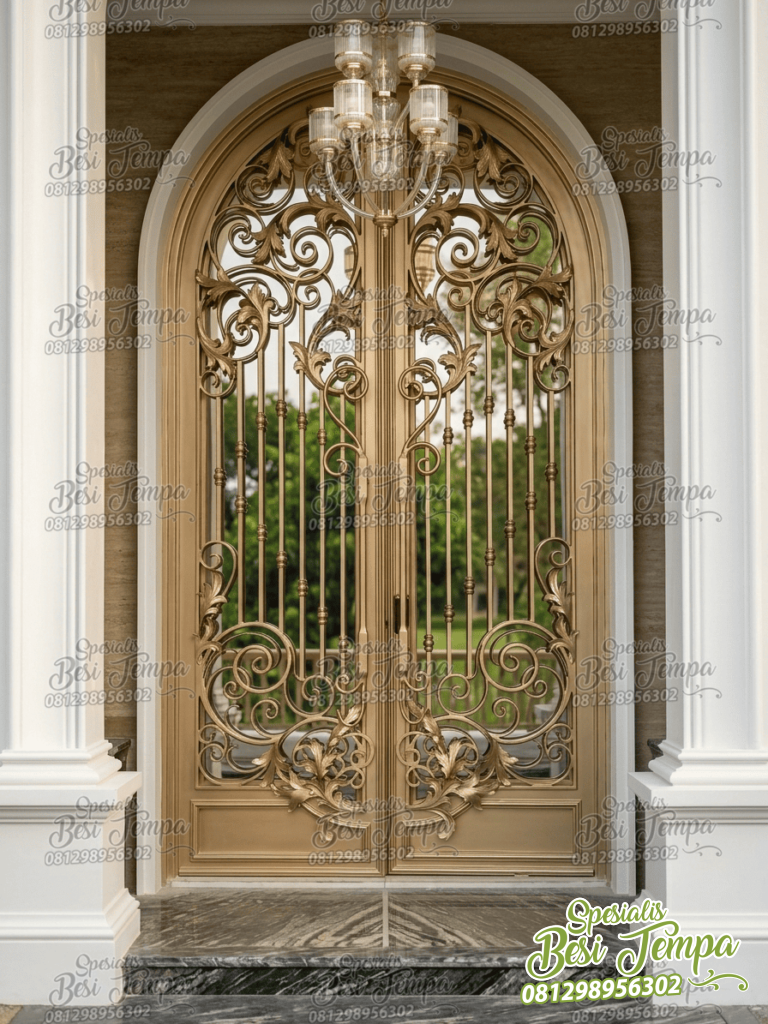 Pintu Besi Tempa Klasik (5)