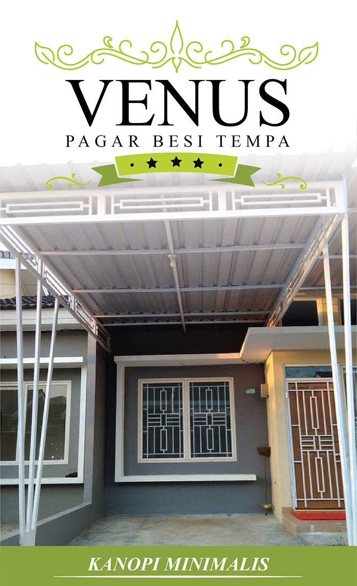 Kanopi Besi Minimalis