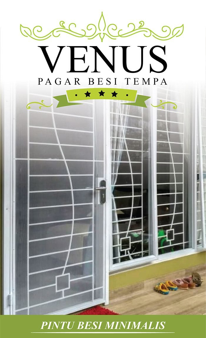 Pintu Besi Minimalis